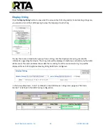 Preview for 35 page of RTA 460BSDFM-NNA1 Product User Manual