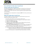 Preview for 70 page of RTA 460BSDFM-NNA1 Product User Manual