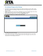 Preview for 13 page of RTA 460BSTCP-NNA4 Product User Manual