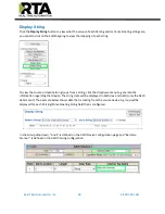 Preview for 48 page of RTA 460BSTCP-NNA4 Product User Manual