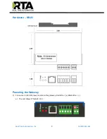 Preview for 8 page of RTA 460ECBC-NNA1 Product User Manual