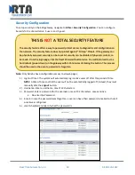 Preview for 39 page of RTA 460ECDFM-N34 Product User Manual