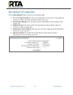 Preview for 20 page of RTA 460ECETC-NNA1 Product User Manual