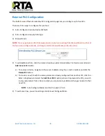 Preview for 21 page of RTA 460ECETC-NNA1 Product User Manual