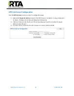 Preview for 20 page of RTA 460ECUS-NNA4 Product User Manual