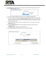 Preview for 25 page of RTA 460ECUS-NNA4 Product User Manual