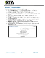 Preview for 28 page of RTA 460ESBC-NNA1 Product User Manual