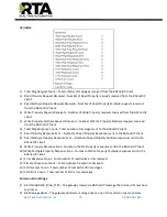 Preview for 74 page of RTA 460ETCBS-NNA4 Product User Manual