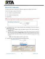 Preview for 18 page of RTA 460ETCPS Product User Manual