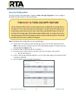 Preview for 51 page of RTA 460MRSBMS Product User Manual