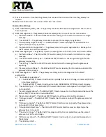 Preview for 66 page of RTA 460MRSBMS Product User Manual