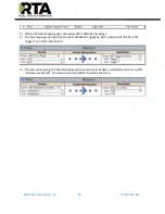 Preview for 40 page of RTA 460MS-NNA1 Product User Manual