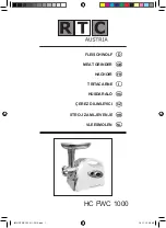 Preview for 1 page of RTC HC FWC 1000 Instruction Manual