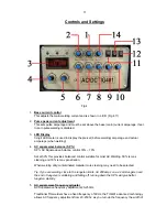 Preview for 11 page of Rtech TIG401 Operation Instructions Manual