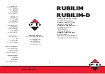 Rubi RUBILIM Instruction Manual preview