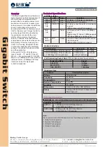 Preview for 2 page of Ruby Tech GS-1148L Technical Specifications