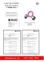 RUD VRBK-FIX Safety Instructions preview