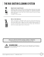 Preview for 7 page of RugDoctor 93407 User Manual