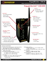 Preview for 2 page of RuggedCom RuggedWireless RS920W Specification