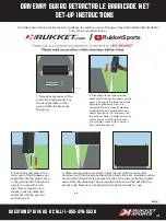 Preview for 2 page of Rukket Sports DrIveway Guard Retractable BarrIcade Net Setup Instructions