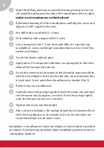 Preview for 10 page of Rumberger WP-1X Mounting Instructions