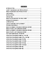 Preview for 2 page of Runva HWP20000 Series Assembly & Operating Instructions