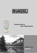 RUNZEL FOR-910 Manual preview