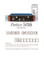 Rupert Neve Designs Portico 5016 User Manual preview