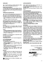 Preview for 17 page of Rupes RH323 Manual