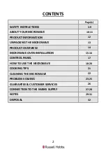 Preview for 2 page of Russell Hobbs BUYRHCM2576SS User Manual