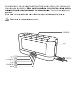 Preview for 3 page of Russell Hobbs ELEGANCE RHT152 Installation Instructions / Warranty