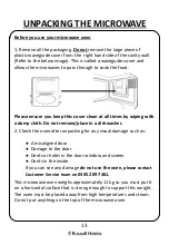 Preview for 13 page of Russell Hobbs Honeycomb RHMM715 Manual