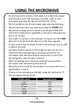 Preview for 20 page of Russell Hobbs Honeycomb RHMM715 Manual