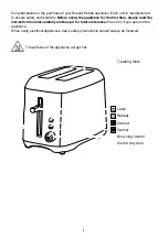 Preview for 3 page of Russell Hobbs Midnight RHT82BKF Instructions And Warranty