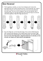 Preview for 12 page of Russell Hobbs RH47UCFF1 Instruction Manual