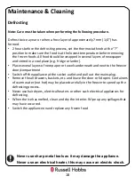 Preview for 18 page of Russell Hobbs RH47UCFF1 Instruction Manual