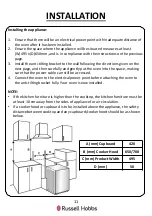 Preview for 11 page of Russell Hobbs RH50ETCEH2001B Instruction Manual