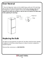 Preview for 14 page of Russell Hobbs RH50FF144-B-MD Instruction Manual