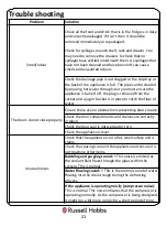 Preview for 21 page of Russell Hobbs RH50FF144-B-MD Instruction Manual