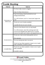 Preview for 23 page of Russell Hobbs RH60GH401 Instruction Manual