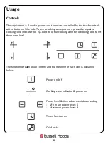 Preview for 12 page of Russell Hobbs RH60IH401B Instruction Manual