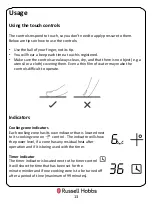 Preview for 13 page of Russell Hobbs RH60IH401B Instruction Manual