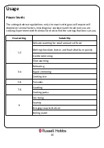 Preview for 14 page of Russell Hobbs RH60IH401B Instruction Manual