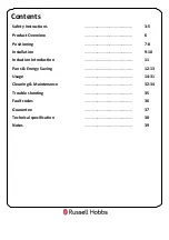 Preview for 2 page of Russell Hobbs RH77IH501B Instruction Manual