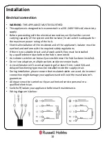 Preview for 10 page of Russell Hobbs RH77IH501B Instruction Manual