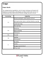 Preview for 16 page of Russell Hobbs RH77IH501B Instruction Manual