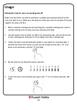 Preview for 24 page of Russell Hobbs RH77IH501B Instruction Manual