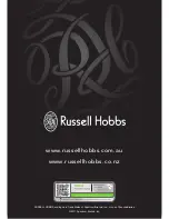 Preview for 12 page of Russell Hobbs RHC909 Instructions & Warranty