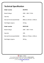 Preview for 18 page of Russell Hobbs RHCF142B Instruction Manual