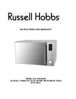 Preview for 1 page of Russell Hobbs RHEM30G Instructions And Warranty